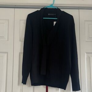 New York & Company Elegant Black Turtleneck Sweater